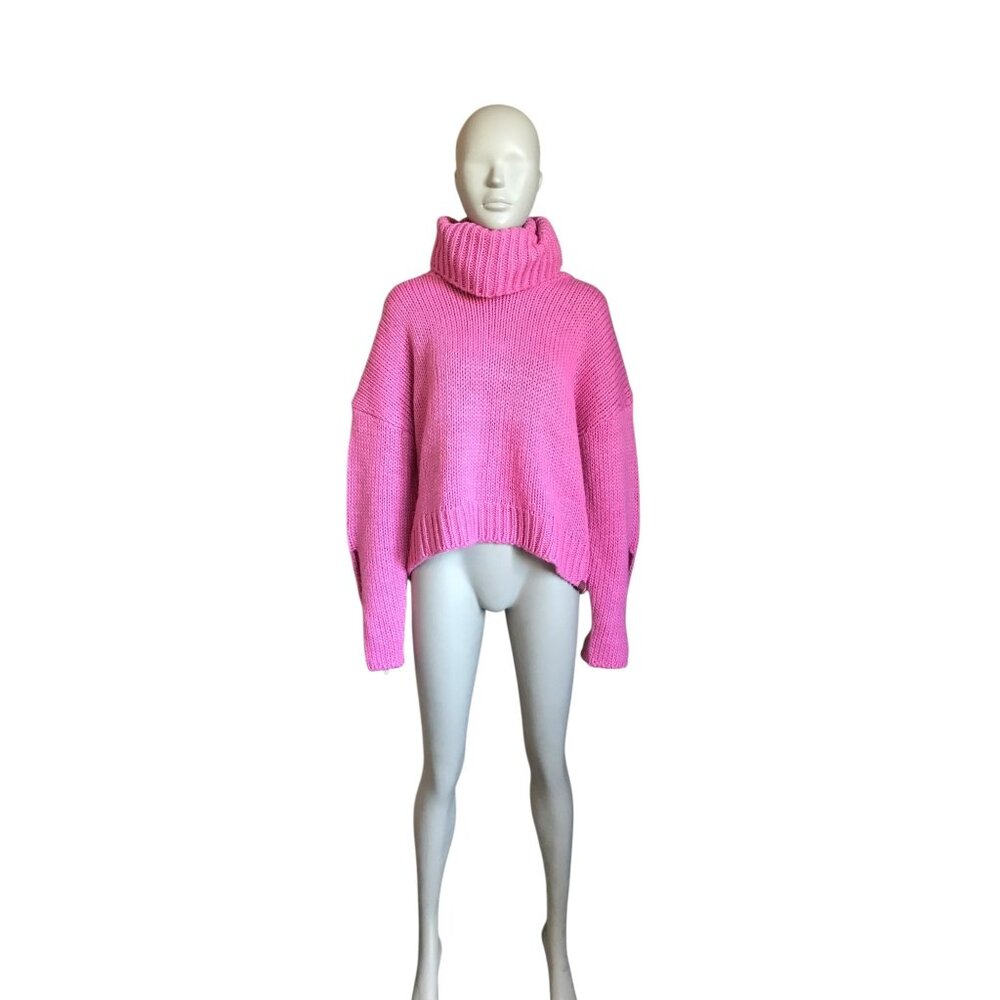NWT One Teaspoon Pink Winona Keyhole Sweater